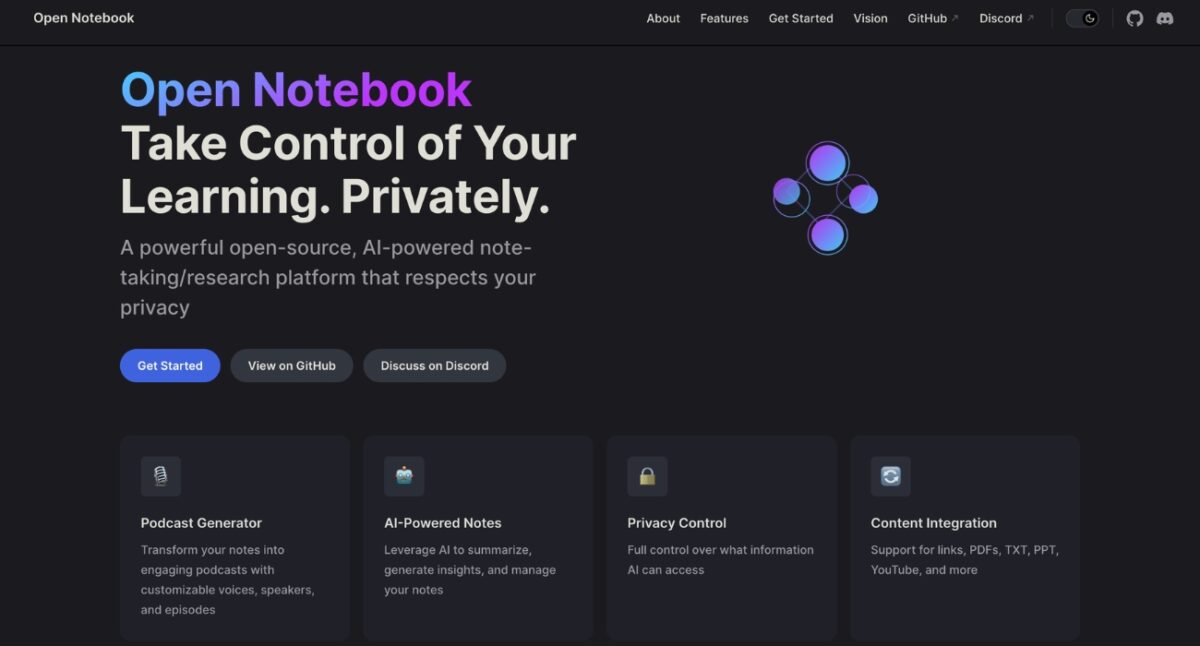 Open Notebook