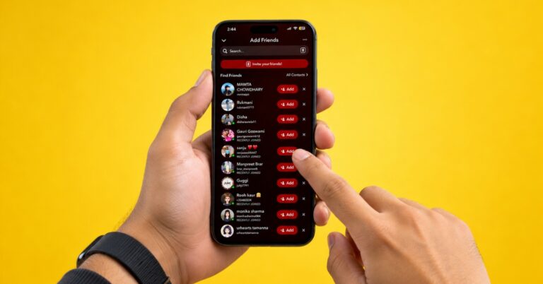 Snapchat show mutual friends