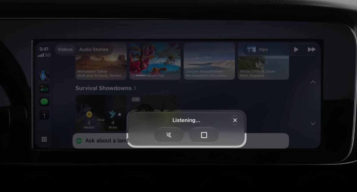 Voice control support in in iOS 27 CarPlay