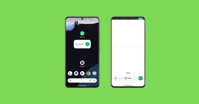 WhatsApp’s upcoming Android widget puts voice messages a tap away