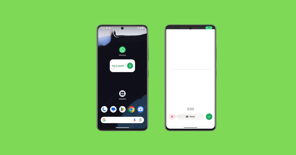 WhatsApp’s upcoming Android widget puts voice messages a tap away