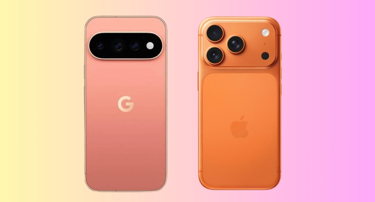 Design and size Google Pixel 11 Pro vs. iPhone 17 Pro