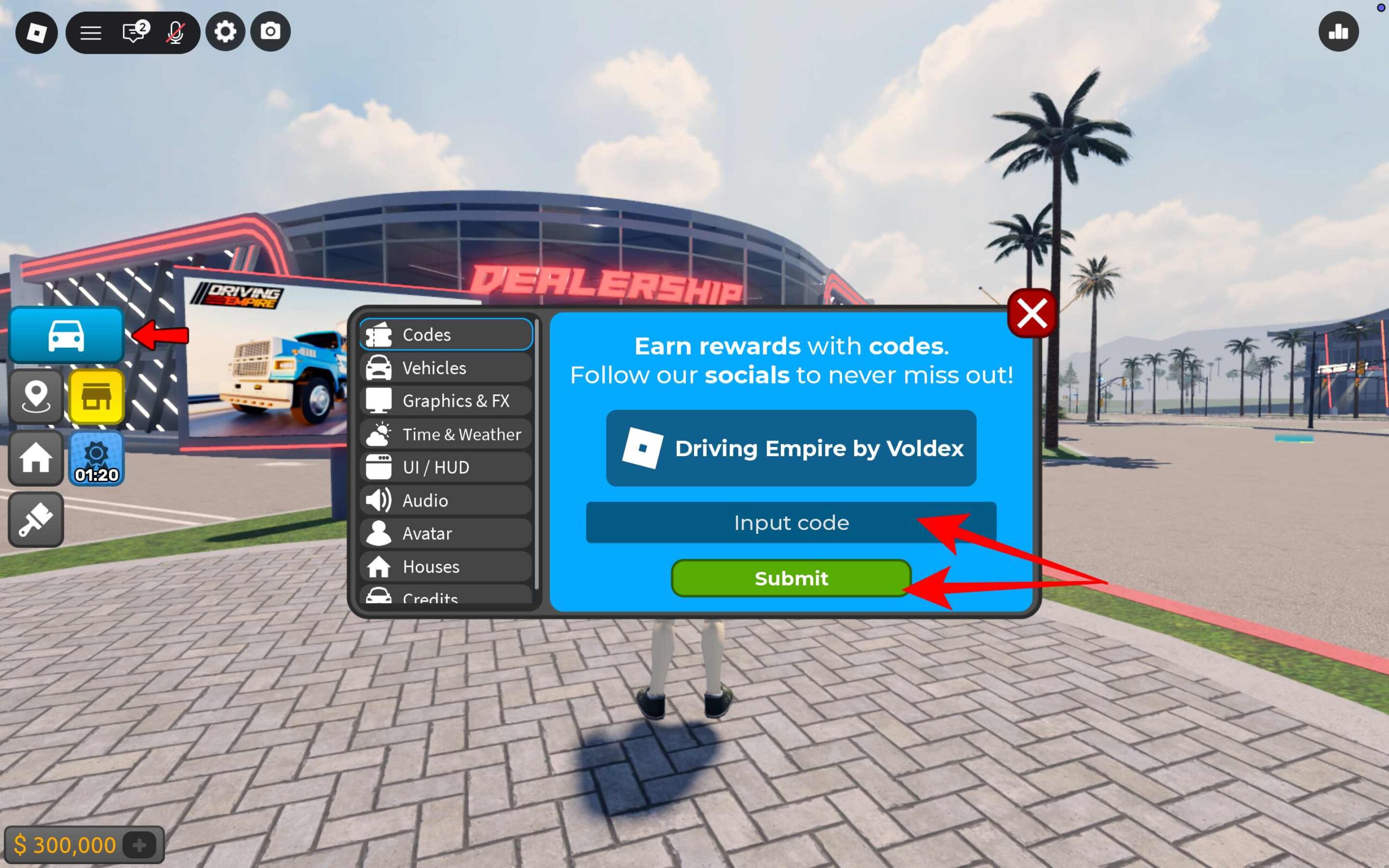 Redeem Driving Empire codes