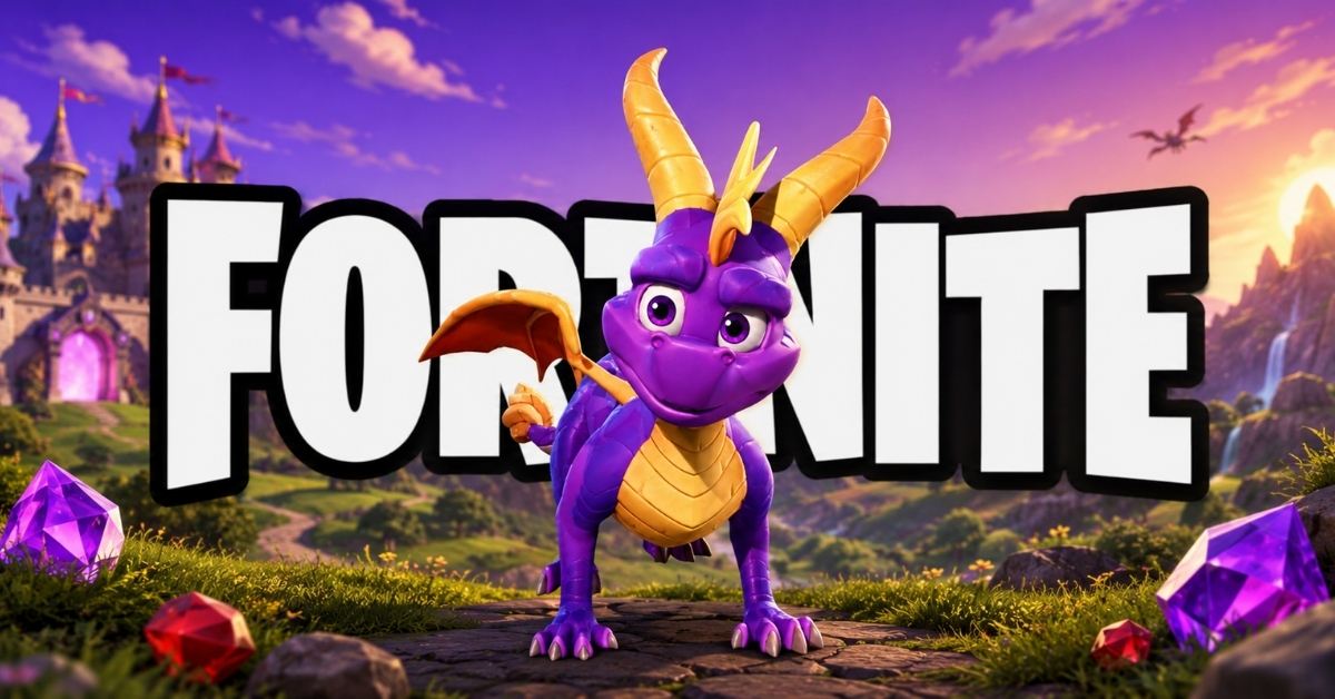 Spyro the Dragon sidekick in Fortnite