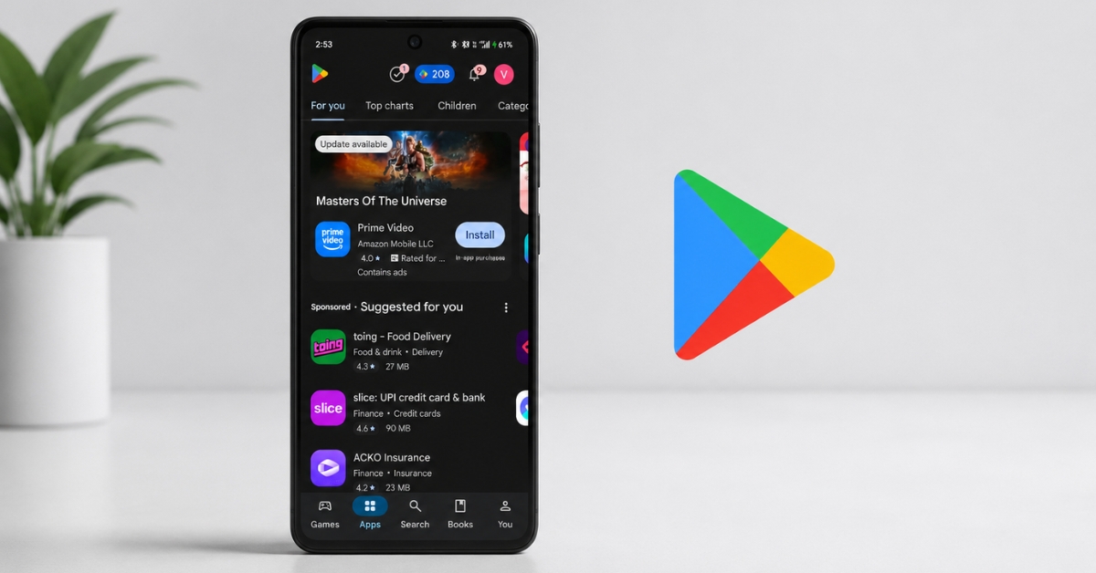 Third-party app store from Google Play