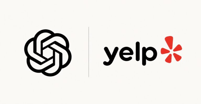 ChatGPT and Yelp logos displayed side by side