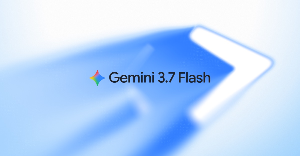 Google Gemini 3.7 Flash launch graphic