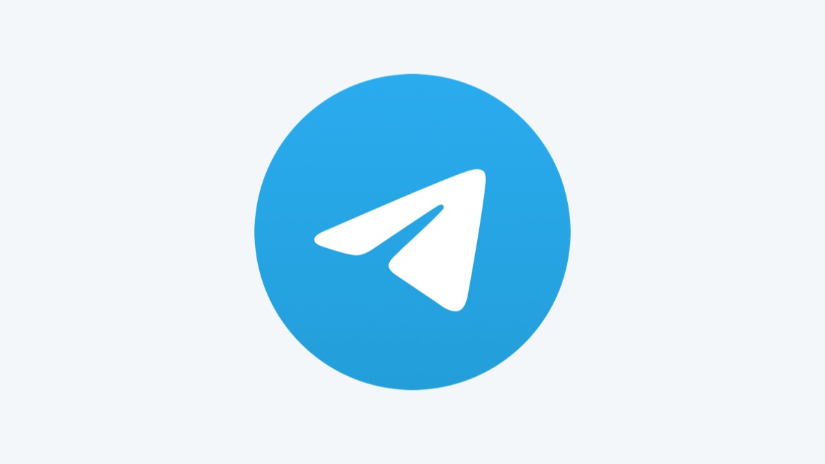 Telegram logo on a light background