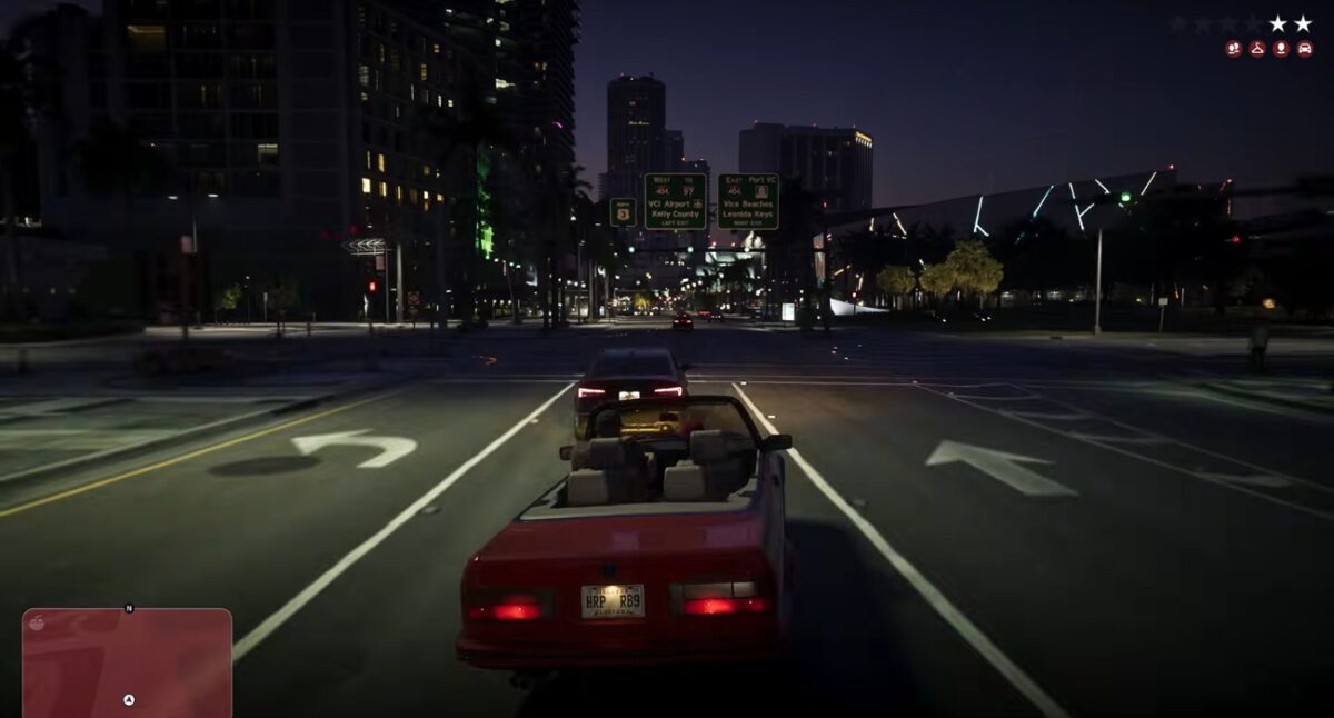 GTA 6 vehicle customization: Every detail revealed so far – iGeeksBlog Car driving at night GTA 6
