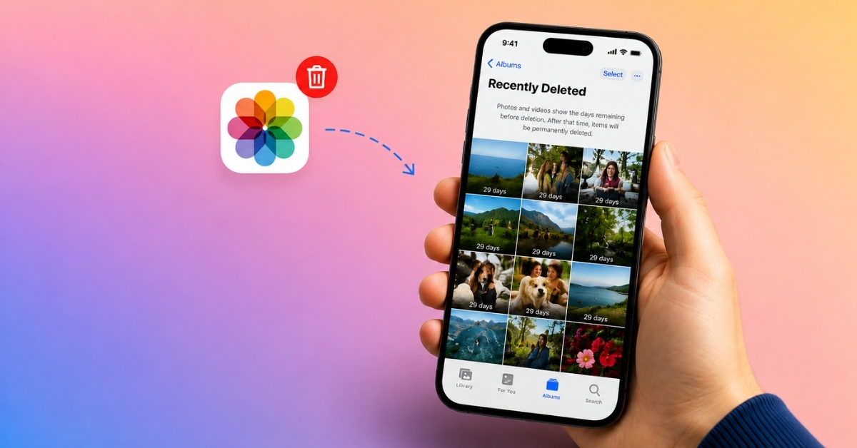 How to recover deleted photos from iPhone or iPad