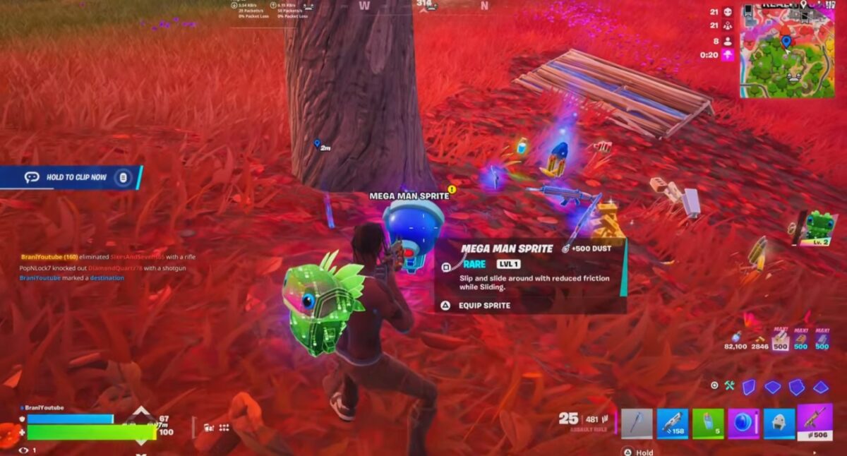 How to get the Mega Man Sprite in Fortnite – iGeeksBlog Mega man sprite in fortnite location