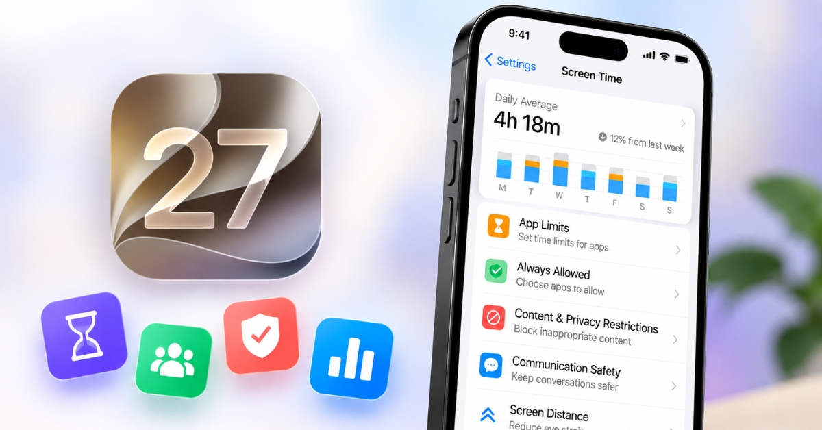 New Screen Time in iOS 27