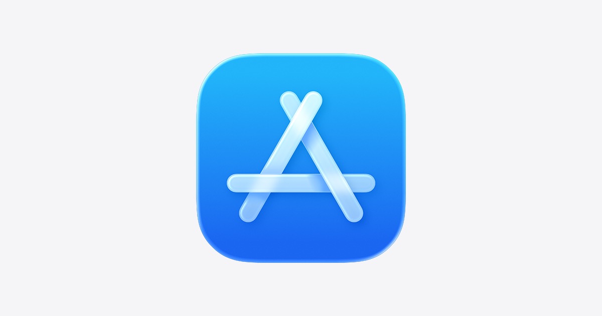 Apple App Store icon on a light background