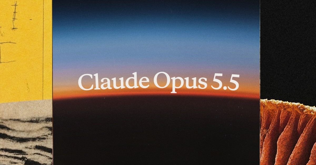 Claude Opus 5.5 launch artwork from Anthropic