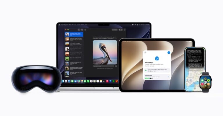 Apple devices displaying the iOS 27 software update