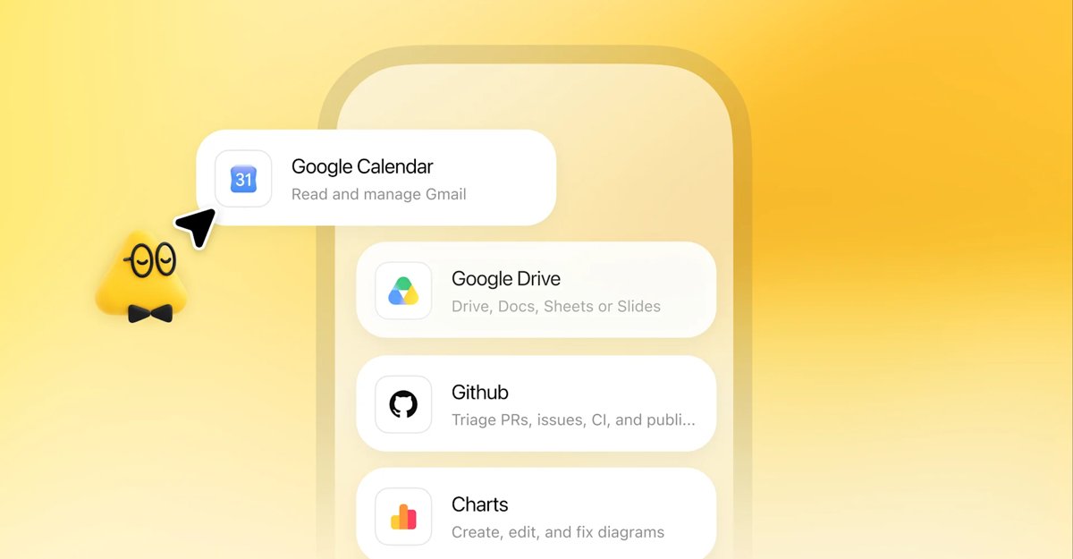 OpenAI Dots illustration showing connected apps including Google Drive and GitHub