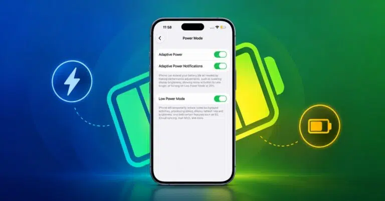 Adaptive Power vs. Low Power Mode on iPhone