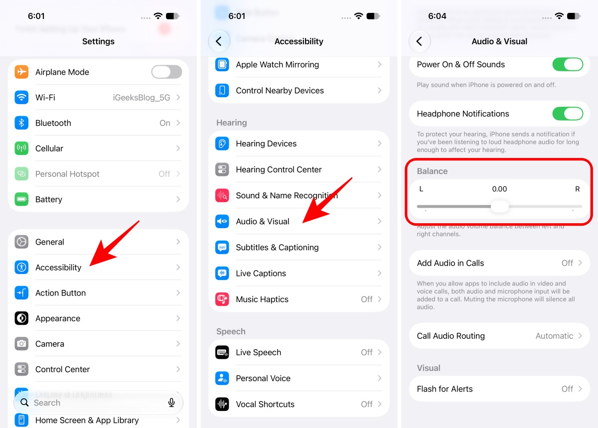 AirPods volume too low? 14 Ways to make AirPods louder on iPhone in iOS 27 – iGeeksBlog Check the left-right audio balance