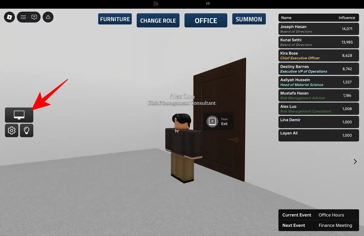 Click on the Computer icon on the left side of the menu
