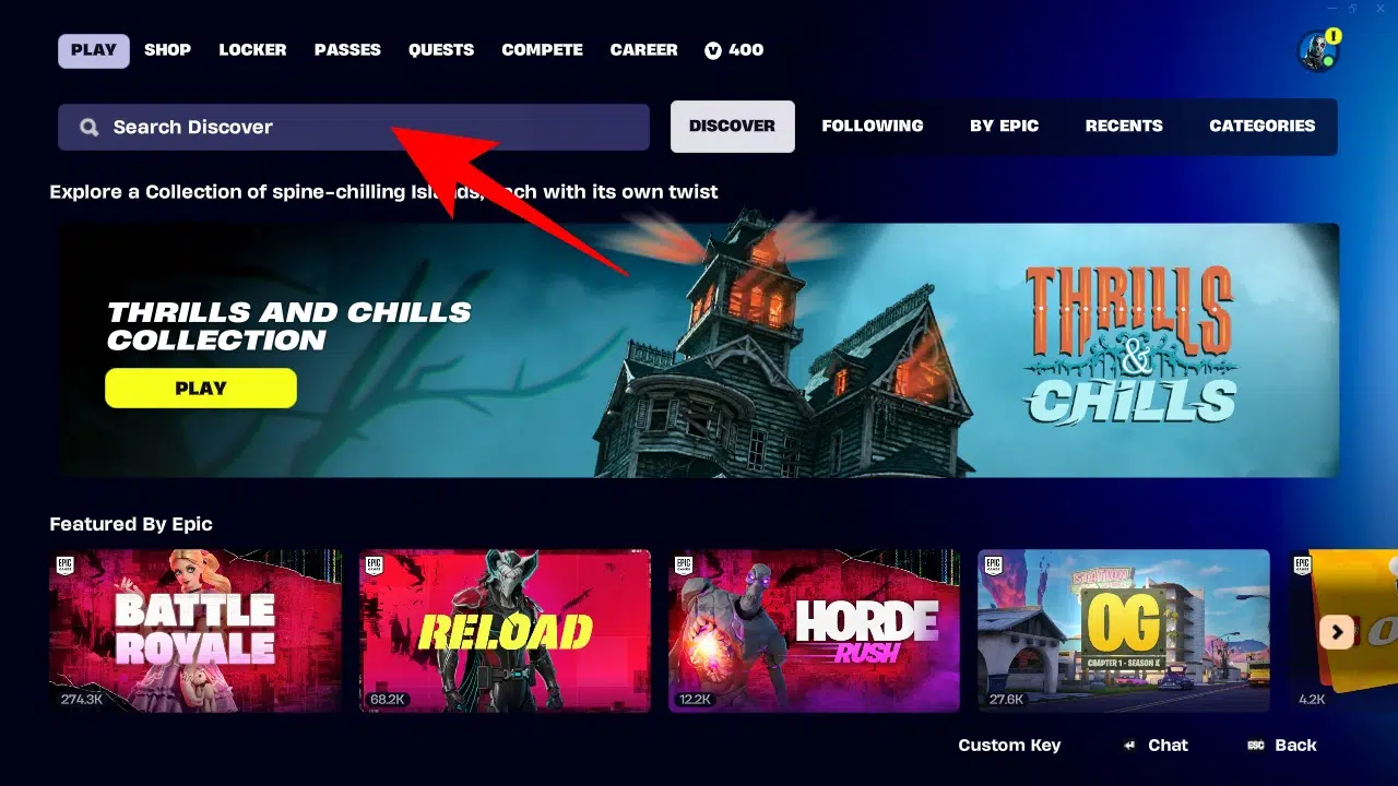 Aetheria Fortnite map: Code, how to play, and beginner tips Discover Section Fortnite