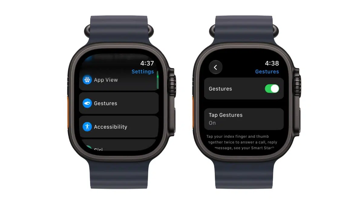 Enable Double Tap and tap gestures