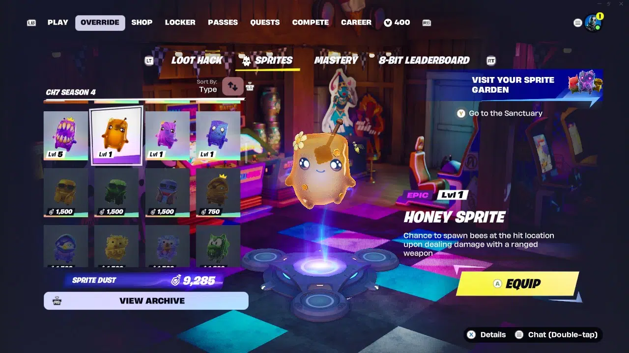 Find Honey Sprite in Fortnite