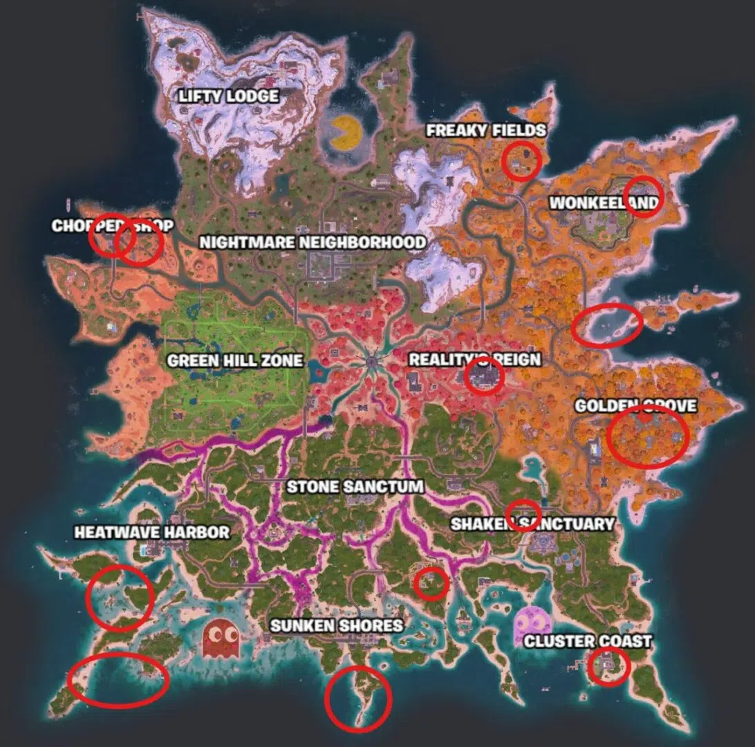 Flusher Locations Fortnite