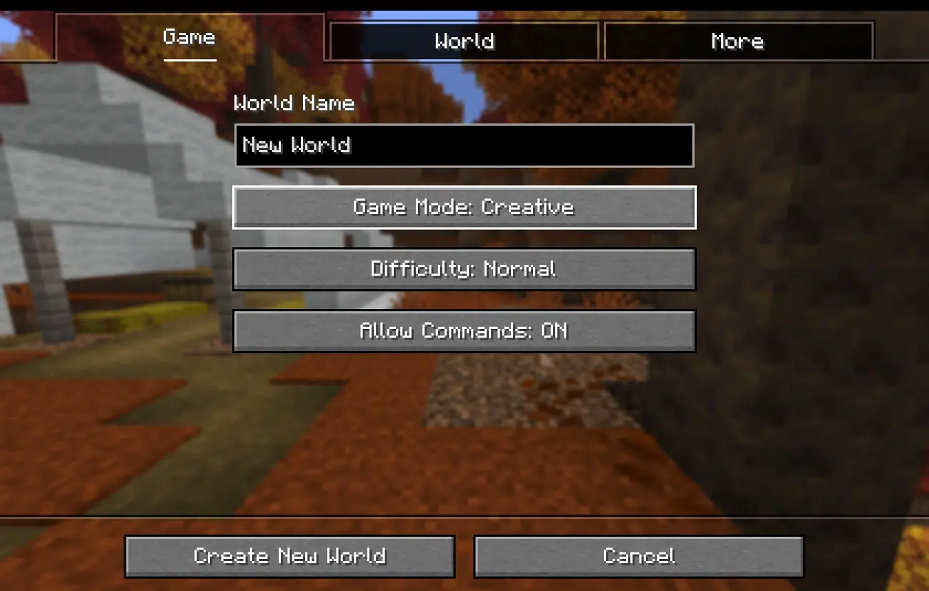 Gamemodes in Minecraft