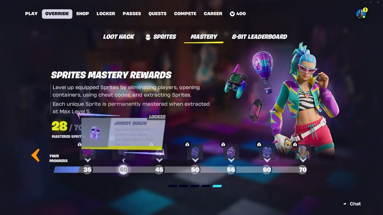 Get Quack sprite in Fortnite