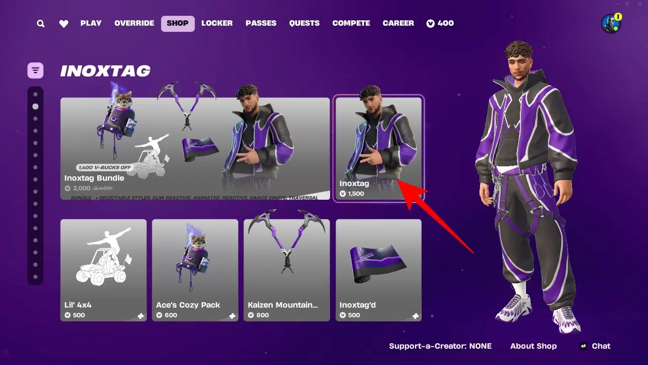 How to get the Inoxtag skin in Fortnite – iGeeksBlog Inoxtag Section Fortnite