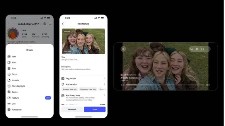 Instagram tests 90-minute horizontal videos to take on YouTube