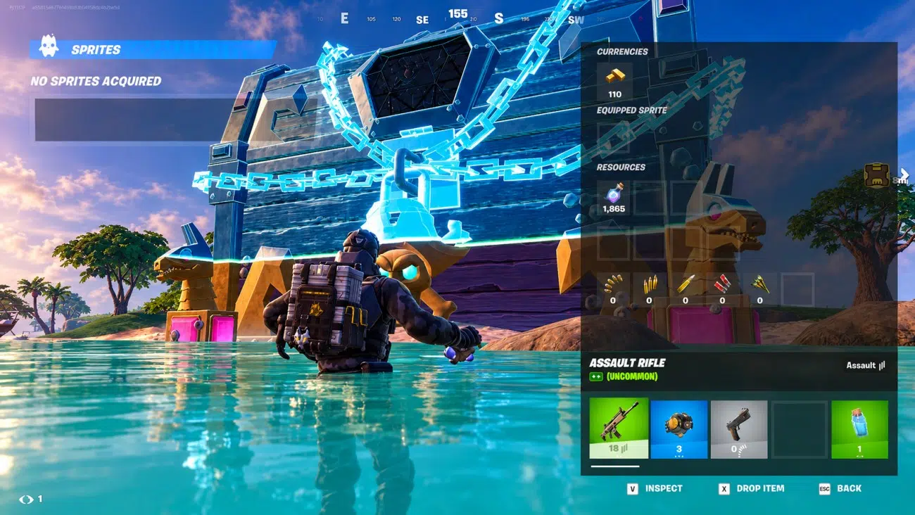 One Piece pirate chest in Fortnite