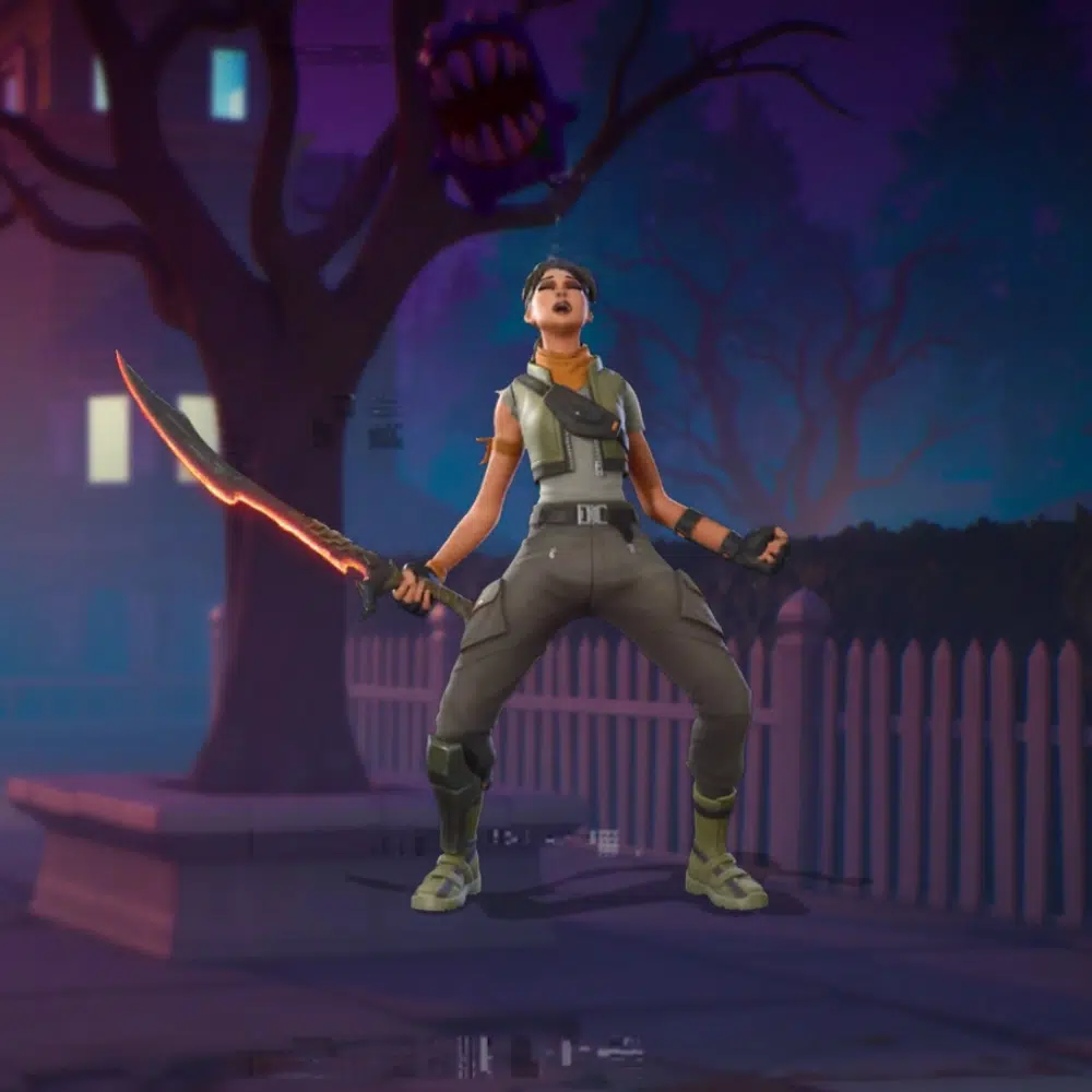 Predator's Sword Slash emote