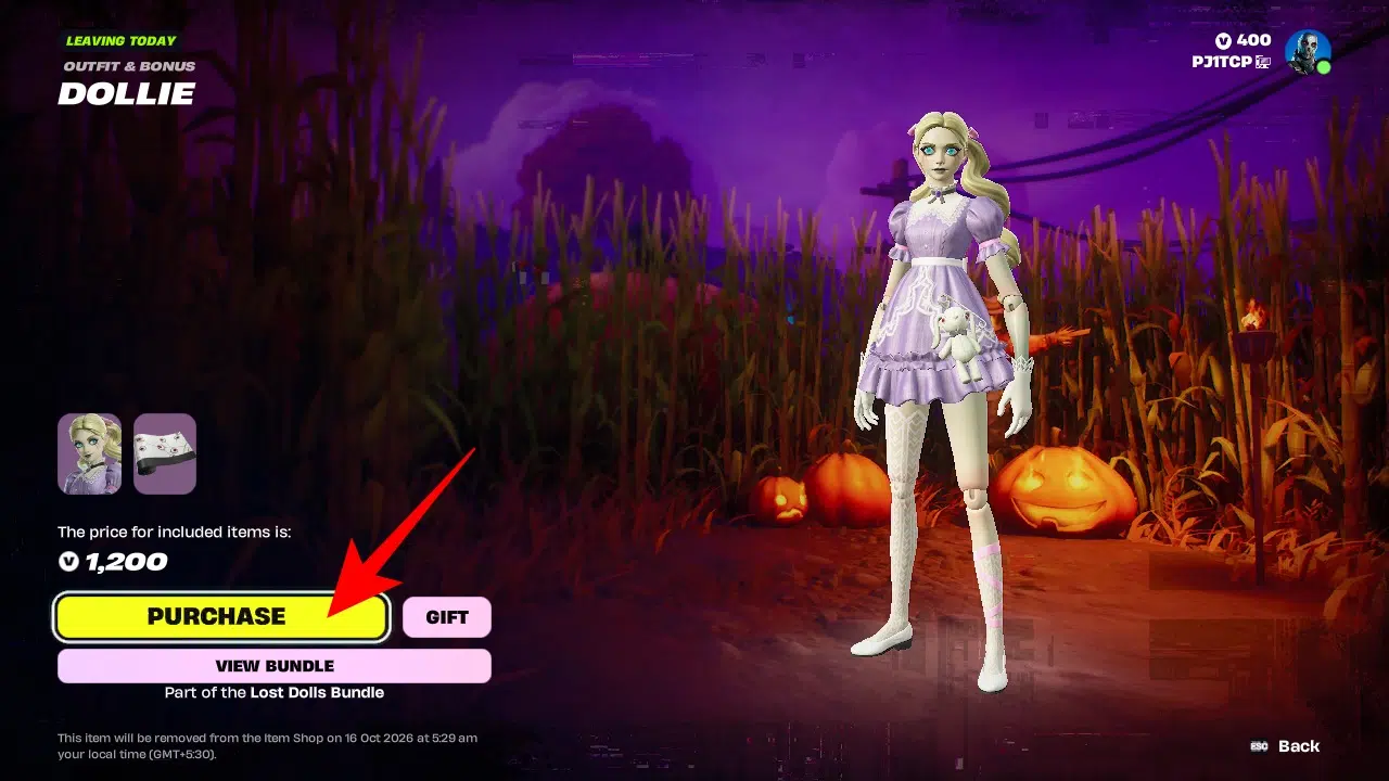 How to get Dollie Skin in Fortnite | Lost Dolls bundle items list – iGeeksBlog Purchase Dollie Skin Fortnite