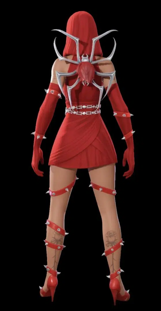 Scarlet Wings Back Bling