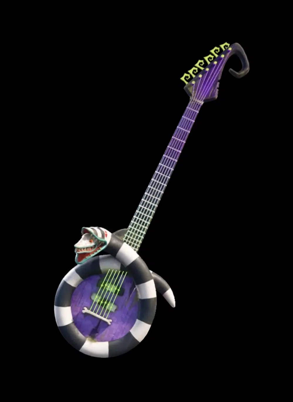 Beetlejuice Fortnite skin: Price, bundle and every item Six-stringed Sandworm pickaxe and back bling