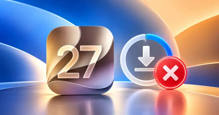 Stop the iOS 27 Update While Downloading