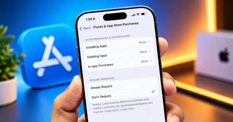 Turn off in-app purchases on iPhone and iPad