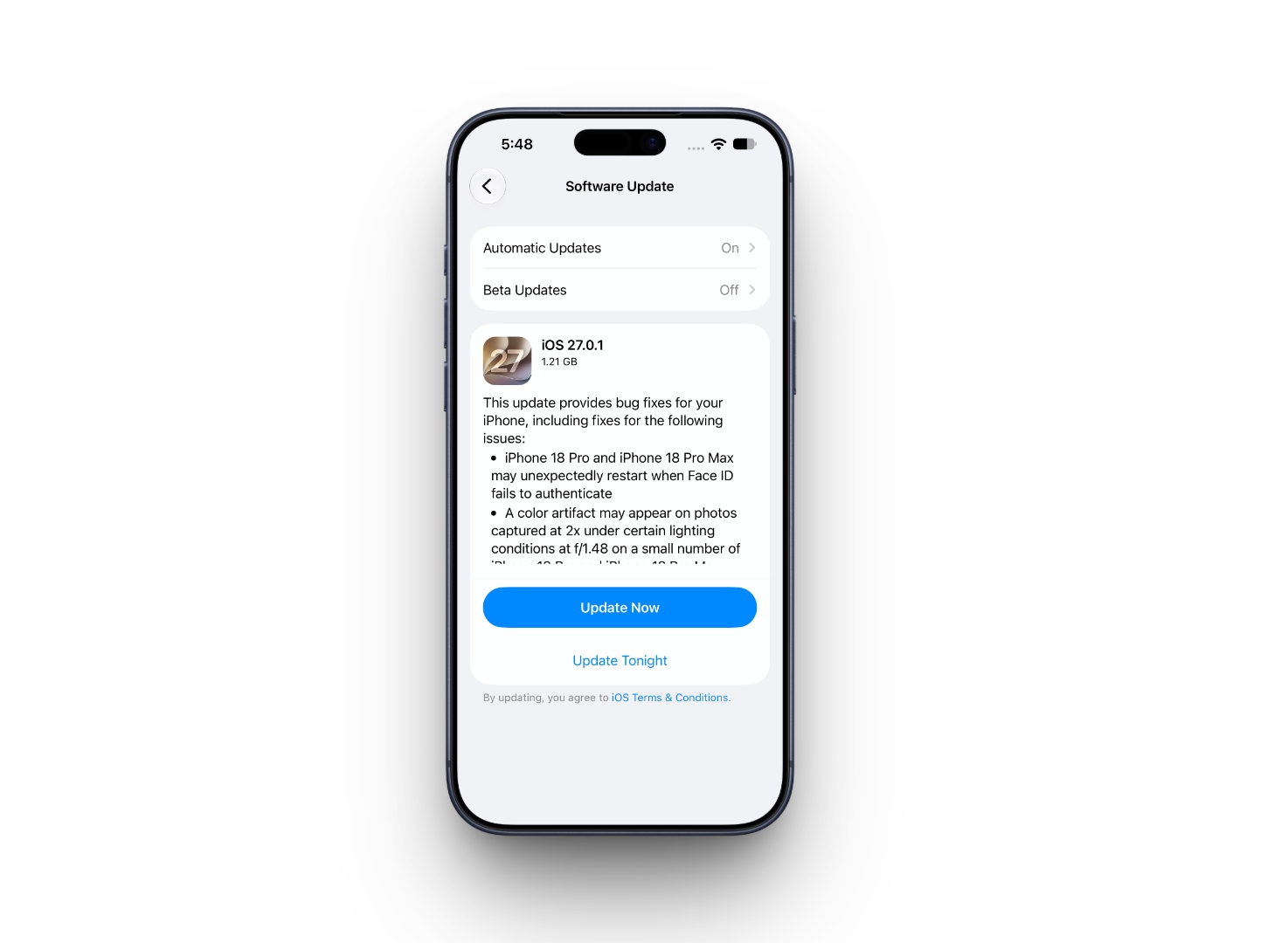 iOS 27.0.1 “Unable to Check for Update” on iPhone? Here’s the fix – iGeeksBlog Unable to Check for Update