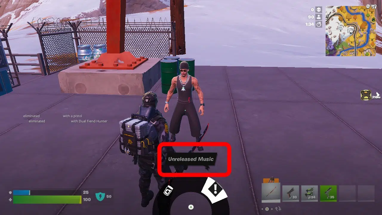 Yeat interaction options Fortnite