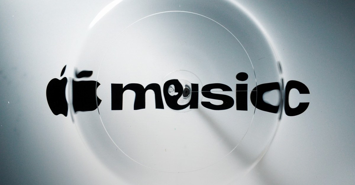 Apple Music's new wordmark distorted by liquid ripples in its Made by Sound film