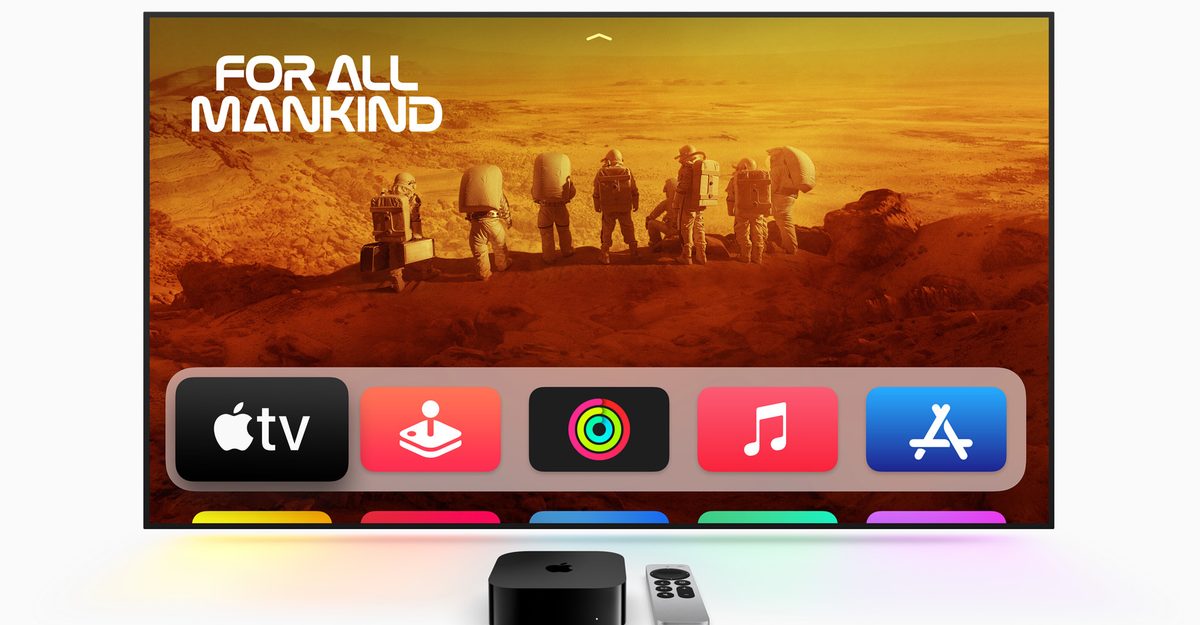 New Apple TV 4K and HomePod mini could ship on October 30 – iGeeksBlog Current Apple TV 4K and Siri Remote in front of a television