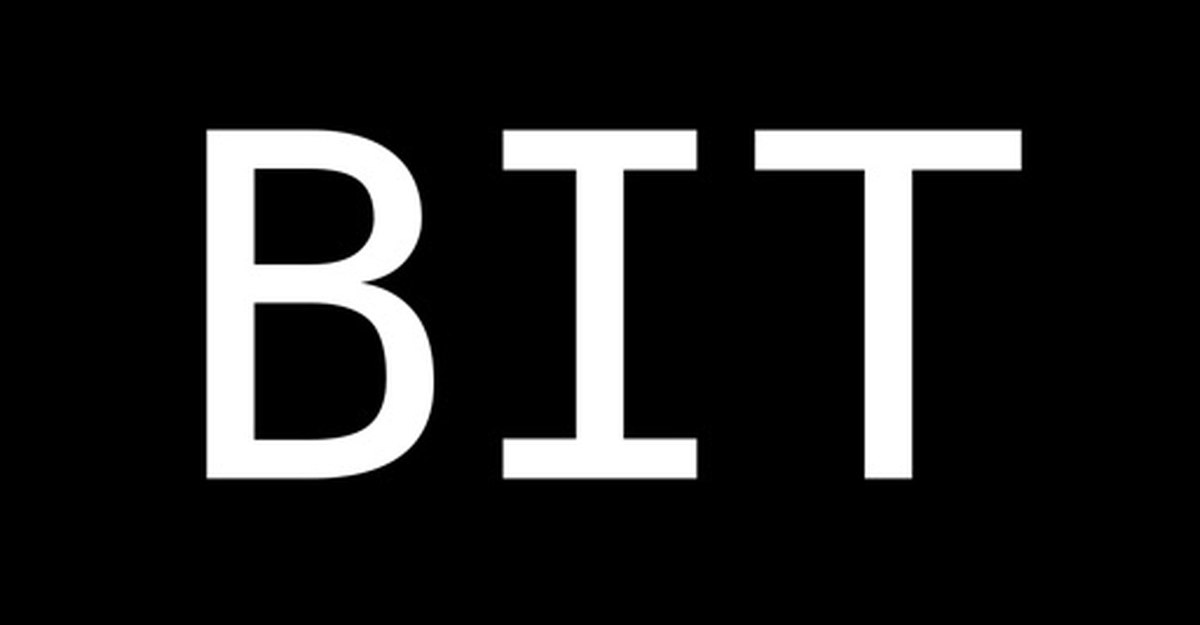 Bitchat’s black app icon with BIT in white letters