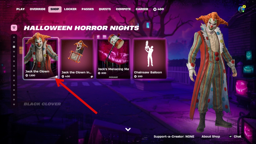 Jack the Clown arrives in Fortnite: Here’s how to get the skin – iGeeksBlog halloween horror nights section item shop fortnite