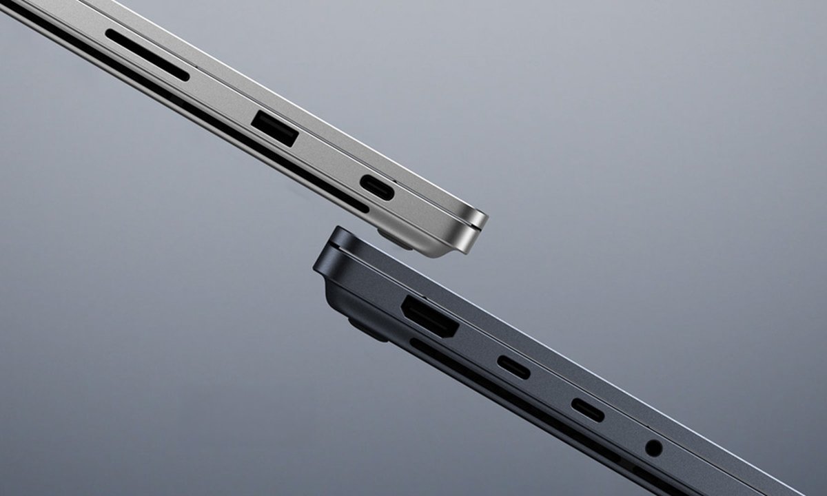 Microsoft offers up to ,000 for MacBook Pro trade-ins with Surface Laptop Ultra – iGeeksBlog Close-up of the Surface Laptop Ultra's USB-C, HDMI, USB-A, and audio connections.