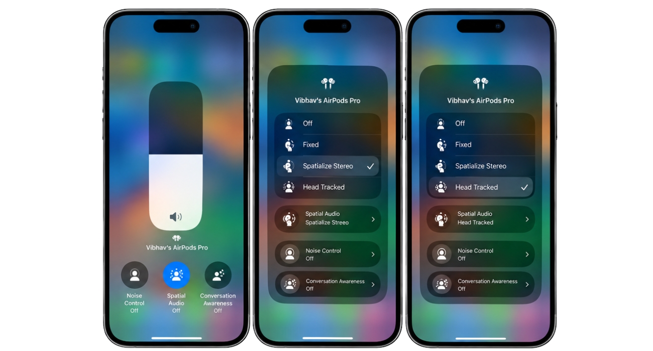turn on Personalized Spatial Audio on iPhone manually